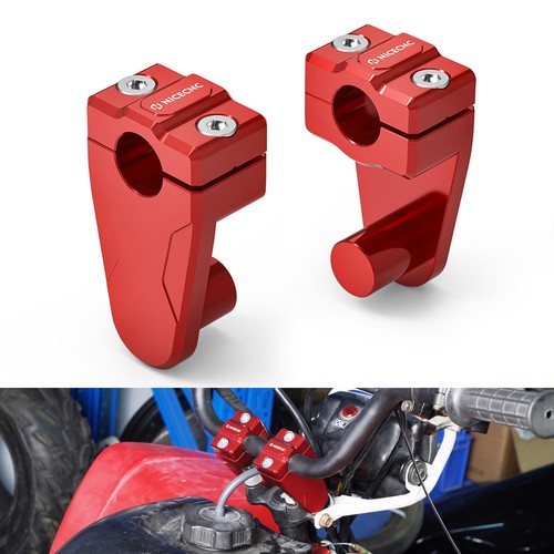 Pair handlebar risers - pair, 7/8"